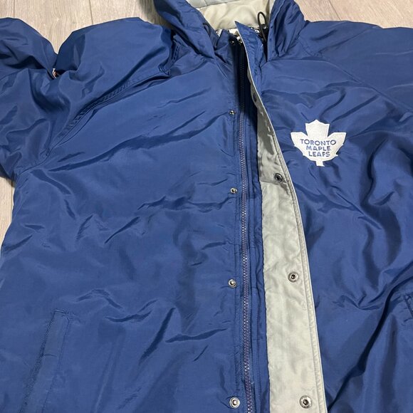 Puma NHL Toronto Maple Leafs Winter Jacket Size Large Vintage TML - Picture 15 of 15